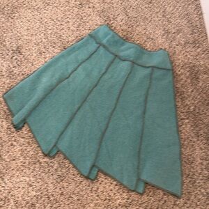 Beebop & Wally Wool Flare Hem Skirt